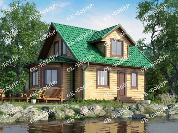 Дом из бруса 6х8